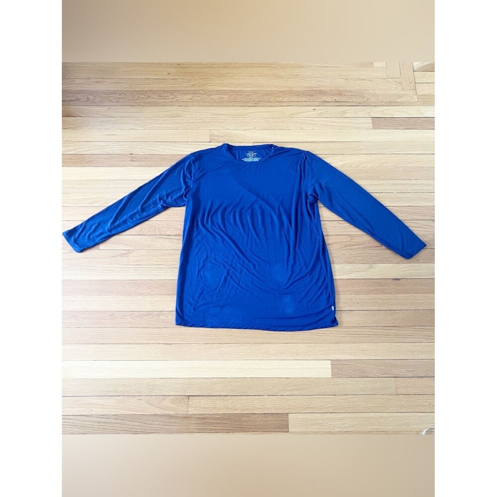 Little Sleepies Blue Bamboo Soft Stretch Breathable Pajama Top XL Extra Large